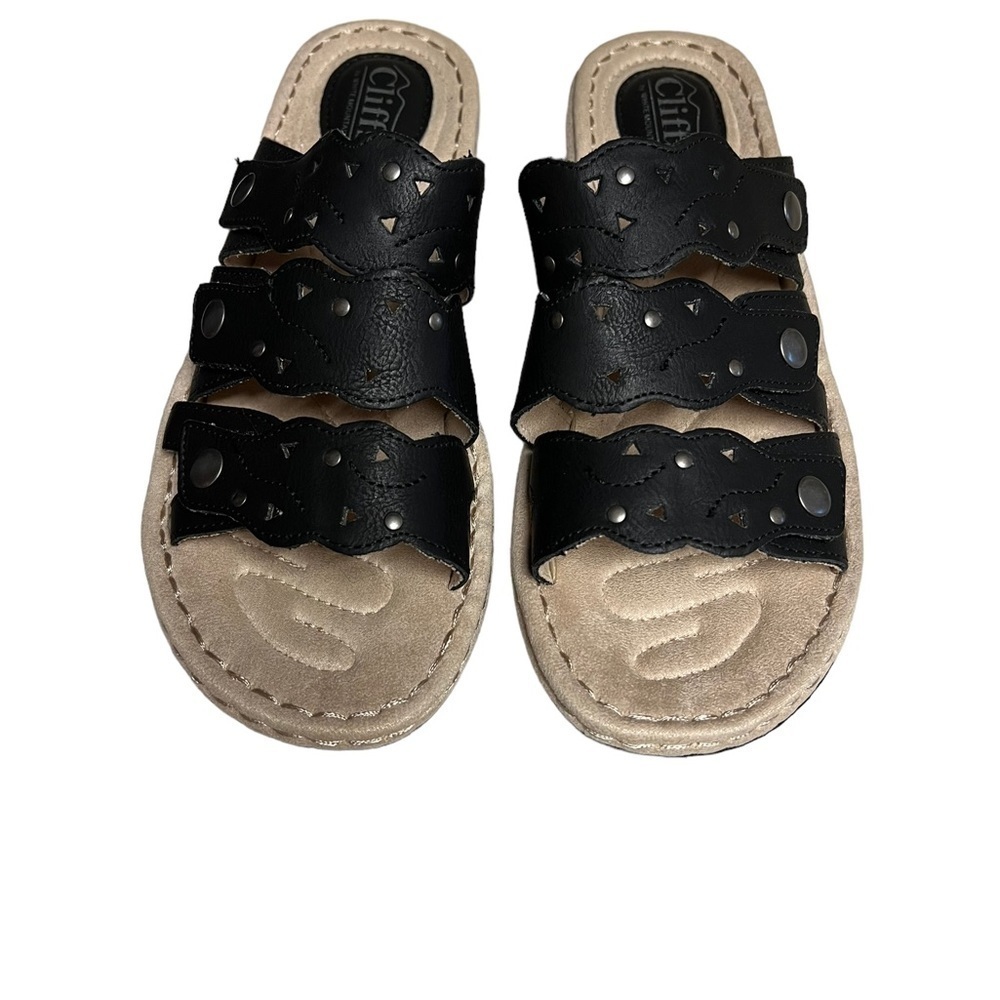 NWT Women's Cliffs by White Mountain Caring Wedge Sandals 10